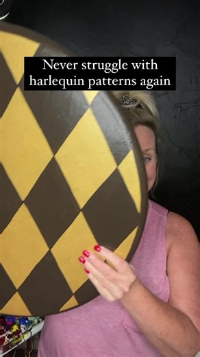 This Amazon find changed the game for all the harlequin patterns I add to my DIYs! Do you do a lot of harlequin in yours? ⬇️#diytips #patterndesign #paintingtips | TraceysFancy