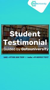 Discover student success stories guided by #Gotouniversity! Explore the impact of expert advice on academic achievements. Join us in celebrating #StudentSuccess and educational excellence! #HigherEd #SuccessStories | Gotouniversity | Facebook