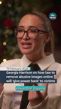 Campaigner Georgia Harrison on how law to fine tech firms can help victims of revenge porn #itvnews