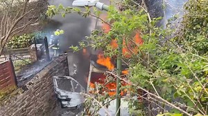 26K views · 93 reactions | Another driver who ignores the warning signs and gets stuck on Winner Hill Road. This time they burned out their clutch out to the extent the van caught fire! | Spotted Paignton | Facebook