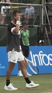 Now that's an unusual serve 🤔 #bbctennis | BBC Sport