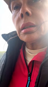 At low tide we found Despina inside a sea cave at Combe Martin Beach. From cliffs to hidden grottos, her art is shaped by the wild beauty around her. | Viviana Puello