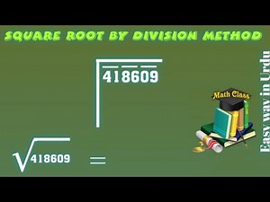 Find Square Root by Division Method, Square Root of 418609 (√418609)