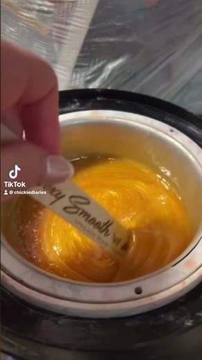 @lilchickesthetics Melts Sexy Smooth Golden Allure Hard Wax | Professional Waxing Demo Maryland