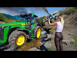 Tractors vs Truck 6x6 - Best Hot Compilation | Muddy Terrain