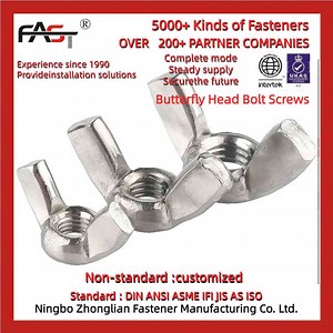 [Hot Item] High-Quality Butterfly Nut Fasteners for Industrial Use