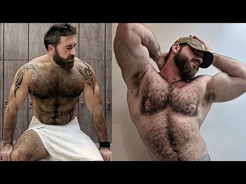 Extremely Hairy Men's With Incredible Physique | Hairy Men's 2023 | ‪@RelaxMuscular‬