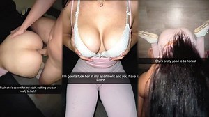 snapchat cuckold compilation&colon; 18 year old cheats on her boyfriend after the gym &lpar;more on Onlyfans&rpar;
