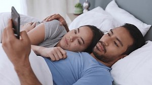 Couple Bed Smartphone Meme Social Media Stock Footage Video (100% Royalty-free) 1100989663 | Shutterstock