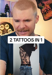 2 Back Tattoos in 1: Unique Ideas for Men