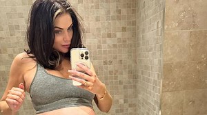 Pregnant Amy Childs drops major hint about her twins due date with new baby scan
