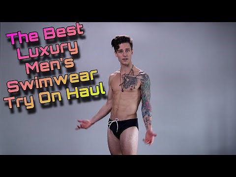 OSMARI | Luxury Men's Swimsuit Try On Haul with Josh Z.