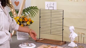 Miratino Earring Display Stands for Selling, Wood Jewelry Display for Selling with 20 Removable Hooks, Earring Rack Display Holder Stand for Earring Cards, Keychains, Bracelets (Black)