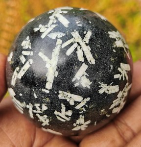 52 Mm Chinese Writing Stone Sphere | Unique Crystal Ball for Collectors | Natural Decorative Gemstone - Etsy