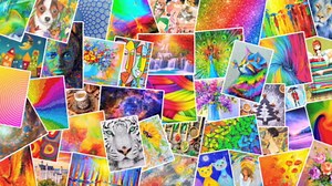 1000 Pieces Jigsaw Puzzle for Adults – Matte Finish, Soft Touch, Easy to Assemble, Tight Fit, Vivid Colors, Missing Pieces Service – Neon Forest Owl in Spring Flower Tree – by ENJOY Puzzle