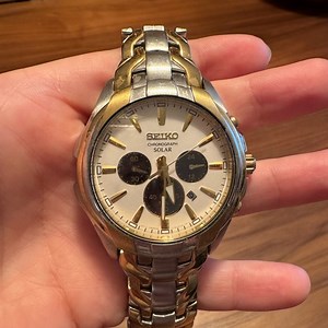 Seiko Chronograph Solar Watch