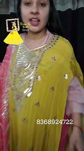 Pure chinon garara set with bandhej dupatta and gota work #garara #suit #suits #arihantboutique #haldioutfit #yellow #bandhej | Arihant Boutique