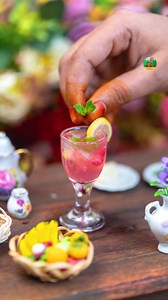 🍷 Real Miniature Pomegranate Mojito ❄️😍 | Miniature Cooking Show