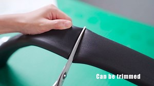 Pangda 4 Pcs 3 ft 1 1/4 Inch ID Foam Pipe Insulation Tubing, Black Pool Noodle, Black Foam Tube Cover for Ac Line Set, HVAC Insulation, Water Line Protection, Gym Handle Padding