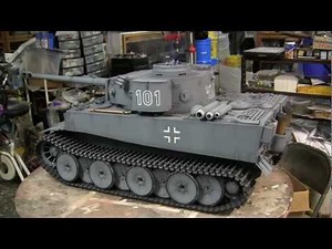 1/6th scale scratch built German Tiger I tank project video #11 (Model Complete) HD video