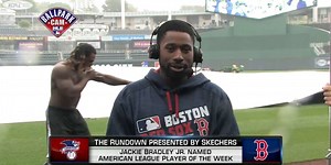 Seven questions we have after a shirtless Hanley Ramirez interrupted Jackie Bradley Jr's interview