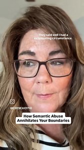 Semantic abuse and boundaries | NAARC - Narcissistic Abuse Awareness and Recovery Coalition