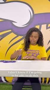 We asked our rookies to draw the MVC logo from memory. 😆 How do you think they did?! | Minnesota Vikings Cheerleaders