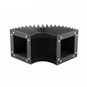 [Hot Item] Flexible Plastic Corrugated Bellows Cover Retractable Machine Guarding CNC Machine Dust Cover