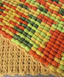 Pom-pom Play Mat /blanket Crochet Pattern. - Etsy Canada