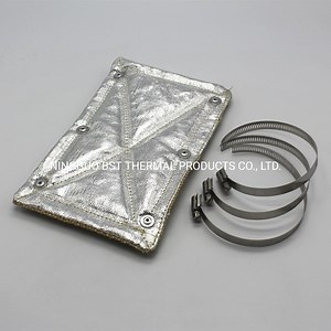 [Hot Item] Automotive Heat Shield Products High Temperature Protection Exhaust Motorcycle Clamp-on Pipe Shield Kit