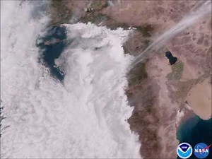 GOES-17 Captures Clouds Over California