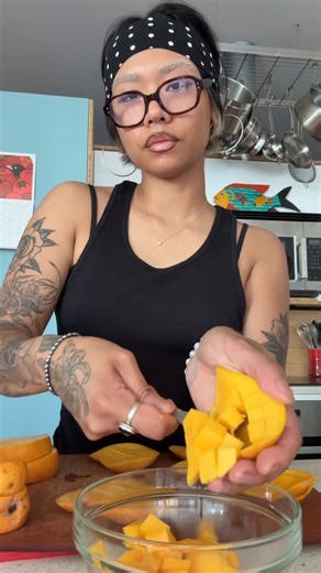 Maya | Mango sago 🥭 Ingredients: Champagne mango (cubed) Sago (small tapioca pearls) Coconut evaporated milk Coconut condensed milk Coconut milk... | Instagram