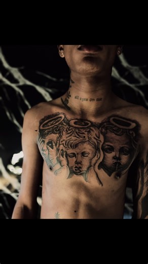 Stunning Chest Tattoo Ideas by Nino Abravanel