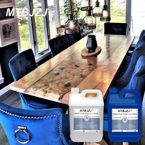 [Hot Item] Epoxy Resin Ab Two Component Crystal Clear Table River Manufacturer