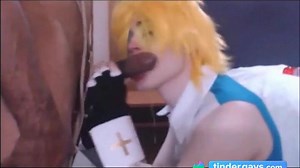 BBC DADDY DRILLS COSPLAY TRAP SISSY SLUT