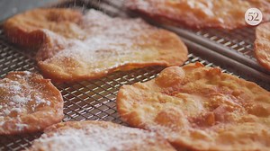 This recipe for homemade fried dough is so simple to prepare. The dough is soft and supple and rolls out beautifully, and the fried dough is a delicious snack! → https://f52.co/34JAhlm | Food52