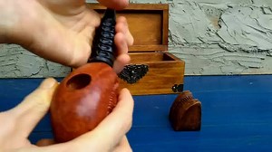 Xenomorph - Hand carving pipe. Wood carving briar pipe. Smoking pipe. (Aliengiger art) | Sigourney Weaver Fanspage