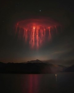 The Jellyfish Sprite lightning ⚡ #lightning #science #space #astronomy #spacescience | Interstellar Traveller