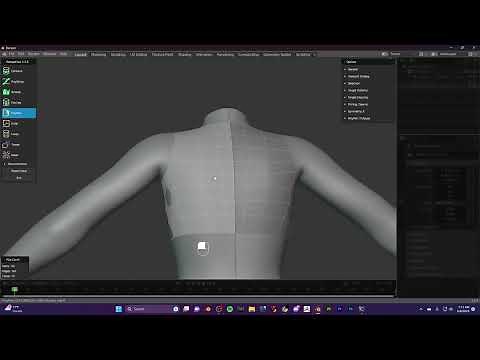 Mesh With Me! Meshing a Two Piece Set: PART 1, Using Retopoflow. #meshing #secondlife #blender