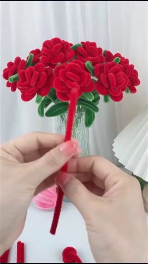 Ide kreatif Membuat Bunga Pot Dari Kawat Bulu Mercy #bungakawatbulu #diy #craft #flowers #tutorial #kawatbulumercy | Handmade Kreasi Akrilik