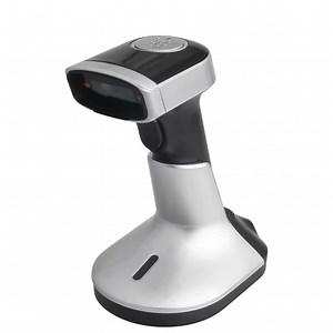 [Hot Item] Handheld Barcode Scanner 2D Qr Code Scanner with Charging Stand USB Wireless Bluetooth 4.2 Barcode Reader