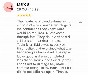 Ceramic Sink Repair | Repair & Fix Sink Chips, Cracks, Etc London