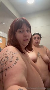 Kaybearcutie95 and thickladybug shower video