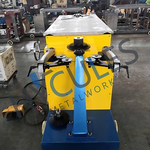 [Hot Item] Automatic DCP-1250t Electric Elbow Making Machine Round Duct Elbow Making Bending Machine