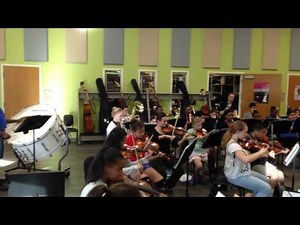 The Conservatory School Student Orchestra Rehearses With PB Symphony Musicians