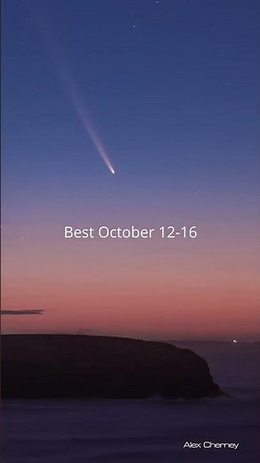 Spotting comet C/2023 A3 (Tsuchinshan–ATLAS) #comets #astronomy #space