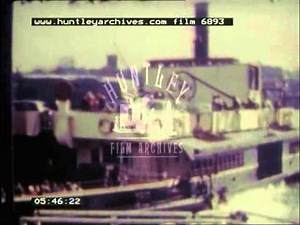 Paddle steamers. Archive film 6893