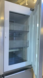 LG Door In Door Refrigerator 😍 Standing tall at 22cu.ft, this LG refrigerator not only boasts a sleek design but super cool and smart features that will leave you in awe This fridge is filled with features - Door in Door features that allows easy access to food and drinks - LED light gives you greater energy efficiency - Linear Cooling - Voice control and Smart alerts with the LG thinQ app -Express Freeze - Water and Ice Dispenser - Built in wine rack - Inverter Technology Shop today for only $