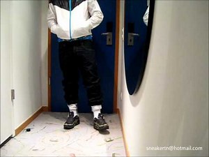 Silk boxer sag with Evisu jeans