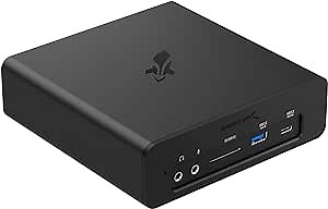 SABRENT Thunderbolt 3 16TB NVMe SSD Docking Station with DisplayPort, SD Card Reader, Ethernet Port, and Power Delivery (DS-SKRT-D16TB)